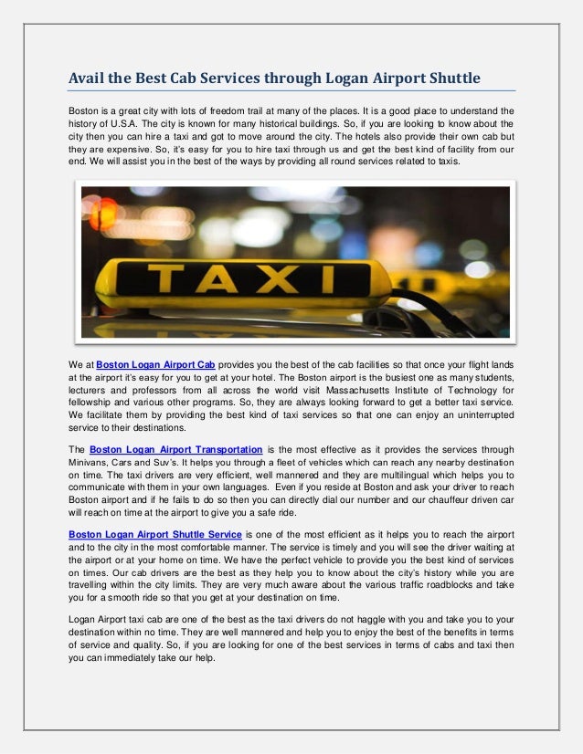Featured image for Transportation from Boston to Logan Airport: A Comprehensive Guide